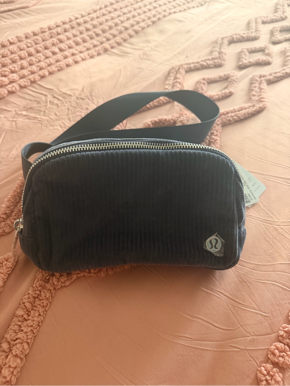 lululemon athletica Blue Corduroy Waist Bag
